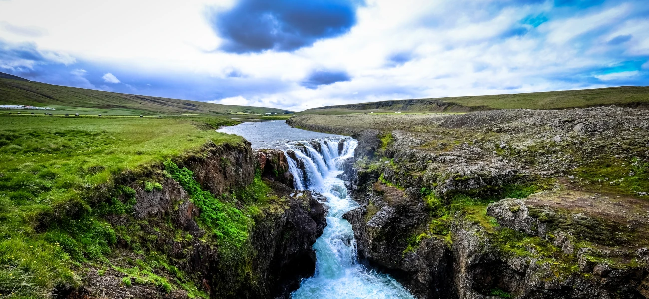 highland waterfall