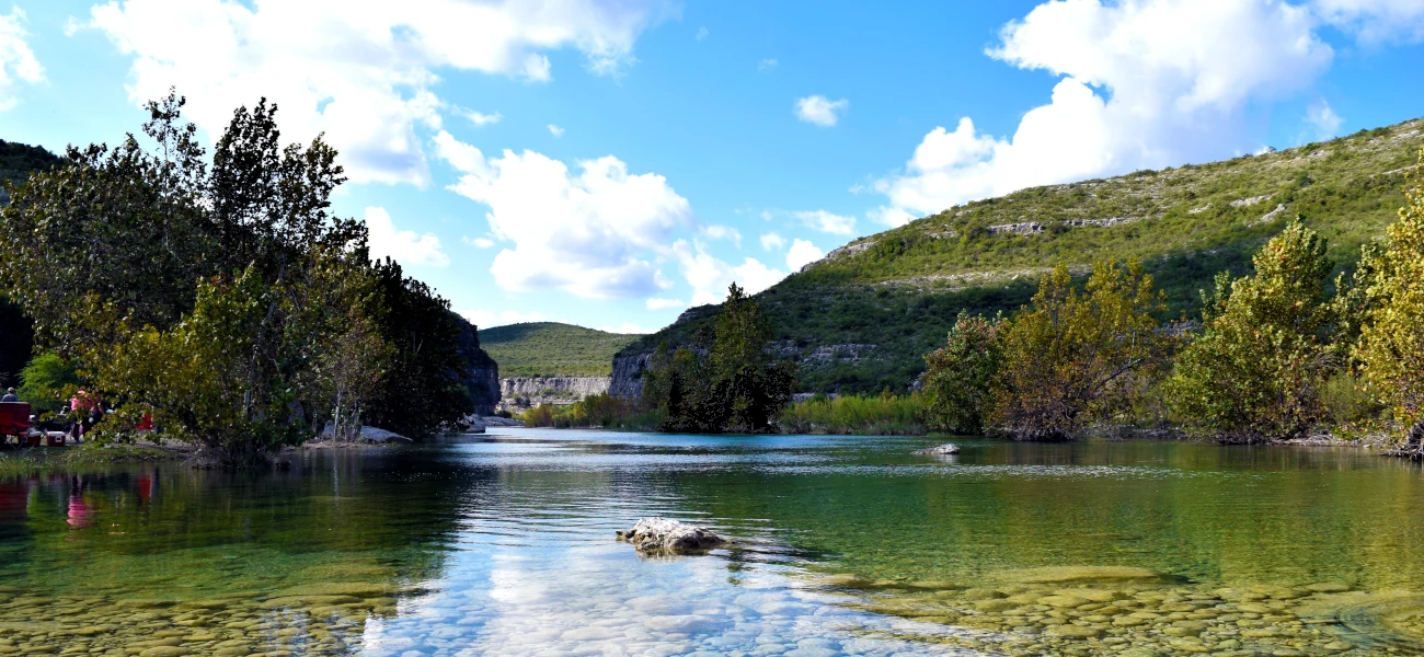 river in the mountains